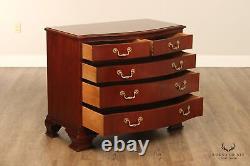 Baker Georgian Style Mahogany Serpentine Chest of Drawers