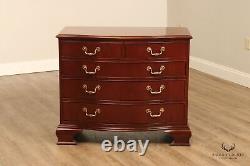 Baker Georgian Style Mahogany Serpentine Chest of Drawers