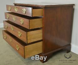 Baker Historic Charleston Collection Mahogany Chippendale Style 4 Drawer Chest
