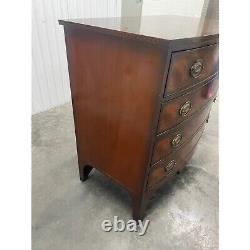 Baker Historic Charleston Mahogany Bow Front Inlaid Chest