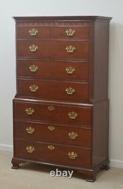 Baker Mahogany Chippendale Chest of Drawers