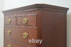 Baker Mahogany Chippendale Chest of Drawers