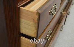 Baker Mahogany Chippendale Style Chest of Drawers Dresser (A)