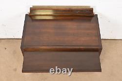 Barbara Barry for Henredon Mahogany Three-Drawer Bachelor Chest or Bedside Chest