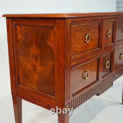 Beautiful Mahogany wood Chest of Drawers Dresser with Brass Hardware