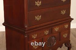 Biggs Furniture Chippendale Style Mahogany Highboy Chest
