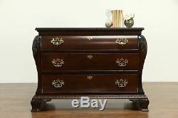 Bombe Vintage Carved Mahogany Hall Chest or Dresser, Century #33084