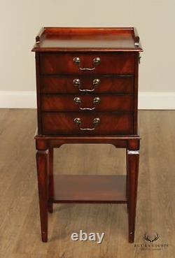 Butler Specialty Company Federal Style Four Drawer Mahogany Silver Chest
