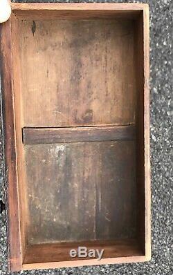 C1860 Federal Style Mahogany Salesman Sample 2 Over 3 Tall Chest Of Drawers
