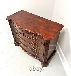CENTURY FURNITURE Mahogany Chippendale Serpentine Bachelor Chest