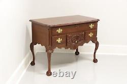 CRAFTIQUE Solid Mahogany Chippendale Lowboy Chest