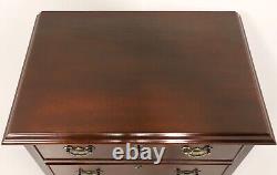 CRAFTIQUE Solid Mahogany Chippendale Semainier Lingerie Chest with Ogee Feet