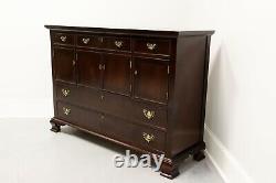 CRAFTIQUE Solid Mahogany Hunt Chest / Buffet Server with Ogee Feet