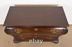 Century Furniture Georgian Carved Mahogany Bombay Dresser or Commode