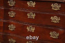 Century Sutton Collection Chippendale Style Mahogany Bombe Chest