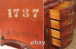 Chinese Chippendale Style Mahogany Chest of Drawers