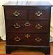 Chippendale Small Chest of Drawers. Mahogany Wood. 18th Century