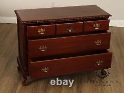 Chippendale Style Antique Bench Made Mahogany Chest of Drawers