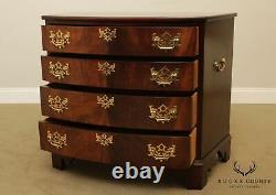 Chippendale Style Mahogany Bow Front Chest of Drawers
