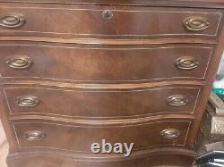 Chippendale Style Mahogany Solid Chest