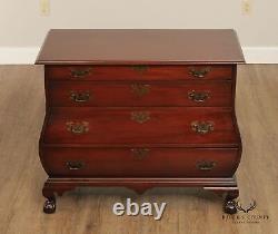 Chippendale Style Vintage Mahogany Bombe Chest of Drawers
