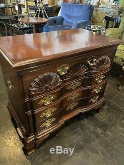 Chippendale Townsend Goddard Copy Block Front Chest Of Drawers by Bartley