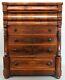 Continental Scottish Mahogany Two Part Chest Of Drawers