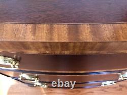 Councill Bow Front Chest Mohagony Distressed Very good condition