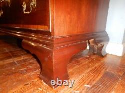 Councill Craftsman Banded Mahogany Chest 10 Drawer Dresser
