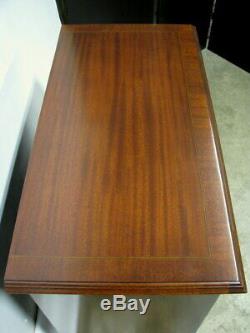 Councill Craftsman Small Mahogany Chippendale Chest Of Drawers With Banded Edges
