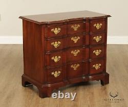 Councill Craftsmen Chippendale Style Mahogany Blockfront Chest