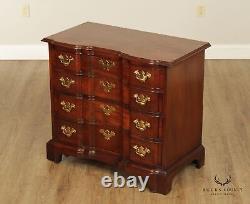 Councill Craftsmen Chippendale Style Mahogany Blockfront Chest