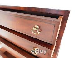 Councill Craftsmen Mahogany Regency Style Silver Chest