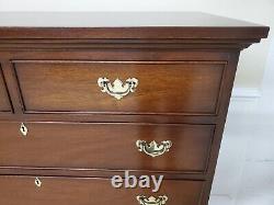 Craftique Chest Two Over Four Drawer Chest Mahogany