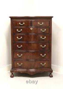 DREXEL HERITAGE Heirlooms Flame Mahogany Chippendale Serpentine Chest of Drawers