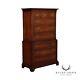 Davis Cabinet Co. Chippendale Style Mahogany Chest on Chest