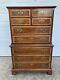 Dixie Chippendale Style Mahogany High Chest