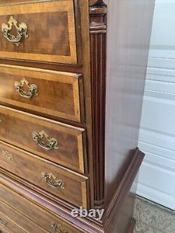Dixie Chippendale Style Mahogany High Chest