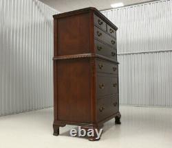 Drexel Antique Solid Mahogany Chest On Chest #6466