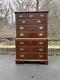 Drexel Chippendale Collection Cherry Flame Mahogany Chest of Drawers