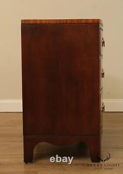 Drexel Heritage'18th Century' Collection Mahogany Bow Front Chest of Drawers