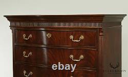 Drexel Heritage Heirlooms Mahogany Chippendale Style Tall Chest on Chest