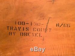 Drexel Travis Court 1940s Antique Mahogany Dresser 12 Drawers Chest Buffet Media