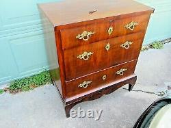 Early 1800s French Mahogany Bachelors Chest