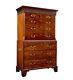 Early 19th Century Channel Island Mahogany Chest On Chest