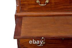 Early 19th Century Channel Island Mahogany Chest On Chest