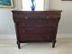 Early American Empire Style Flame Mahogany Dresser Or Chest
