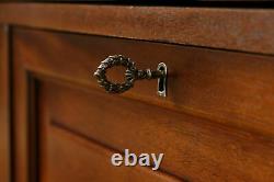 Empire Antique Mahogany Sideboard, Server or Buffet with Silver Chest #35157
