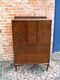 English Antique Queen Anne Mahogany Chest of Drawers Small Gentlemen's Cabinet