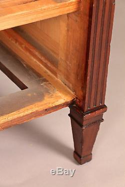English Regency 6 Drawer Chest Dresser, Egyptian Motifs, Mahogany, 1820 Antique